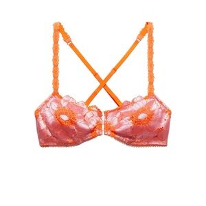 Savage‎ X Fenty Perfect Poppies Lace Bralette Sz Large